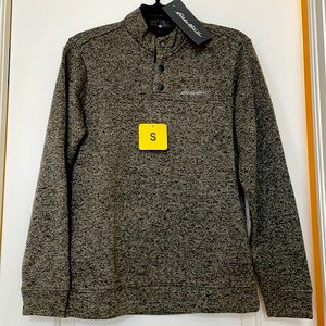 EDDIE BAUER est.1920 UNISEX NWT front snap closure pullover- easy wear size S